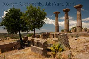 Tempel in Assos in der T&uuml;rkei